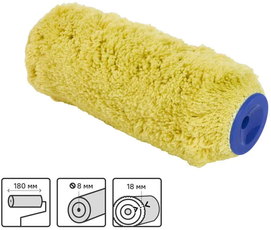 Малярный валик Toolberg 180 мм для профессиональной отделки 87712164