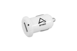 16489603 Автомобильный адаптер 1хUSB, 5 В, 1 А, в прикуриватель, белый A0603009 Arnezi