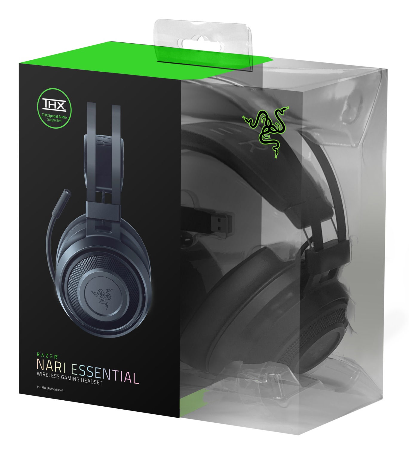 RZ04-02690100-R3M1 nari essential - essential wireless gaming headset - frml packaging Razer Santreyd  - Вид №8