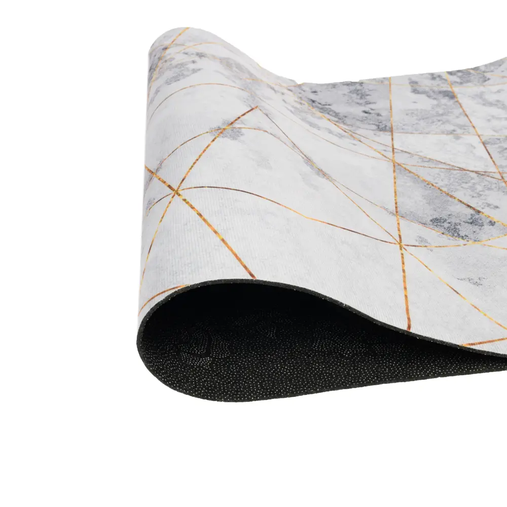 Santreyd Ковровая дорожка «Геометрия» с фотопечатью 1 м серозолотой 89398206 STLM-1437153 - Вид №2