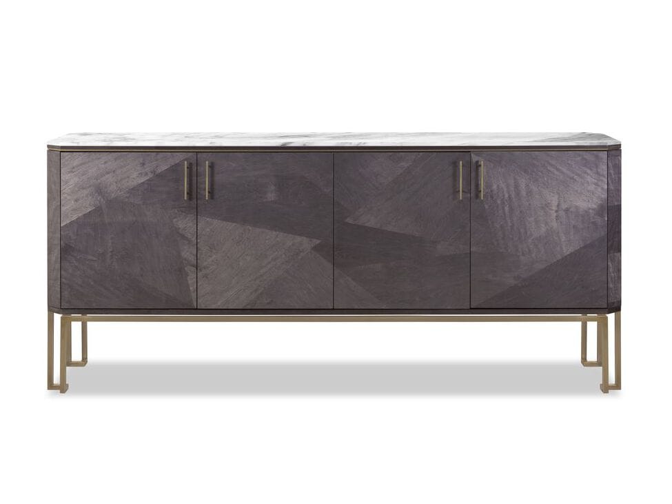 Деревянный шкаф с распашными дверями и мраморной столешницей Hurtado Evolution ARCH-00054434