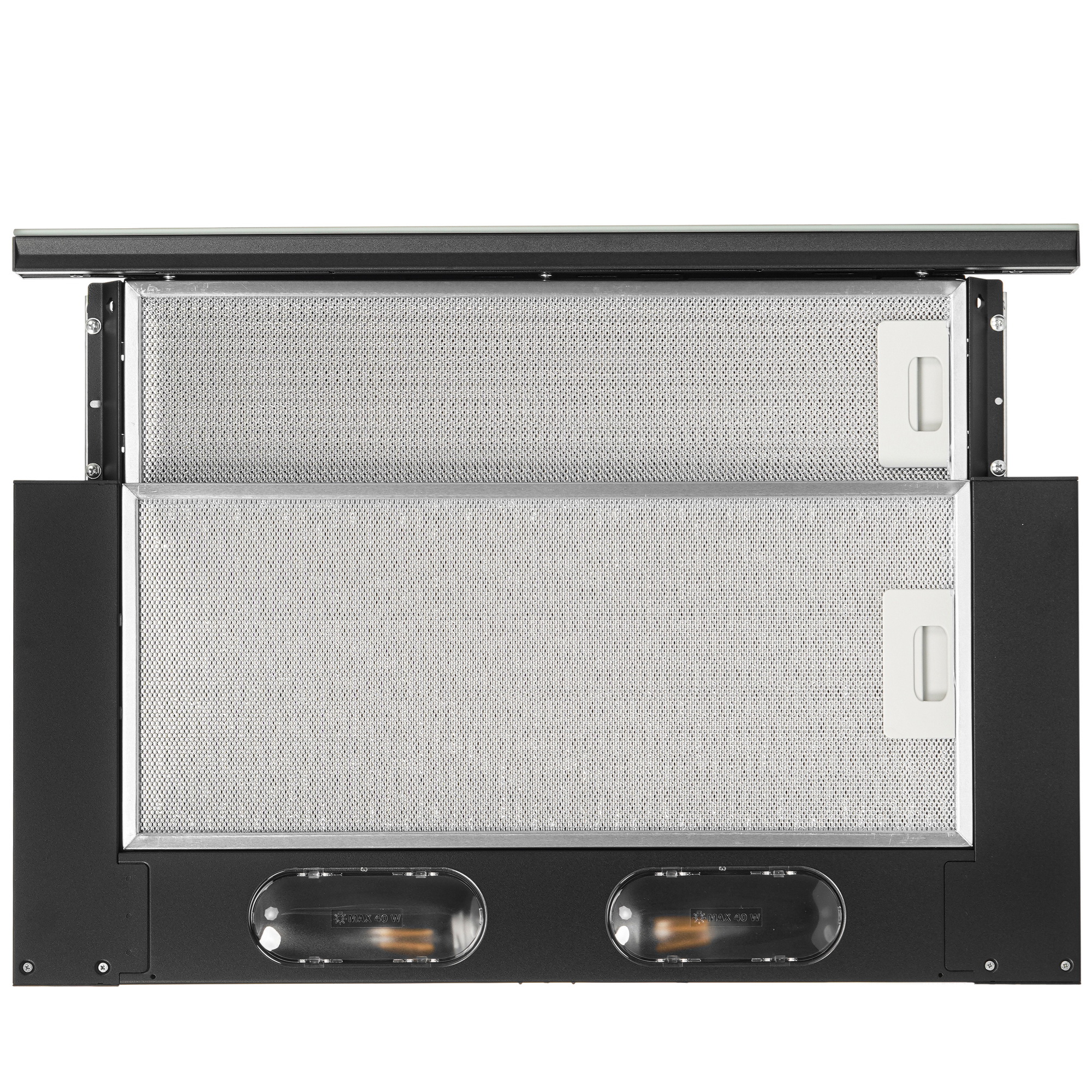 9092406 Вытяжка телескопическая KRONA KAMILLA 600 2DN BL GLASS черный/черный STDN-0068791 - Вид №8