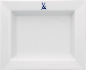 10663838 Meissen Блюдо Meissen "Мечи. Кобальт" 12,3x10см, п/к Фарфор