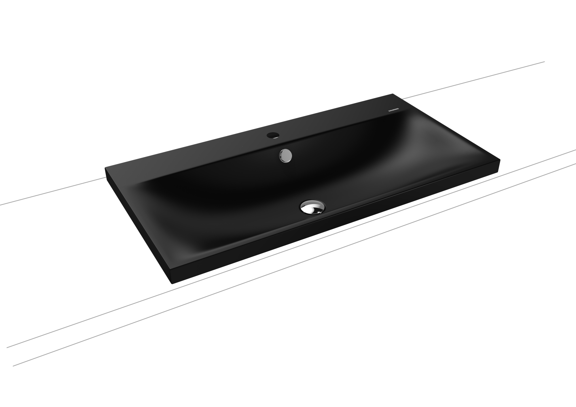 Умывальник KALDEWEI Сталь эмалированная 3041 294 черный матовый 100 30413319294