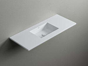 Прямоугольная раковина Corian® с столешницей