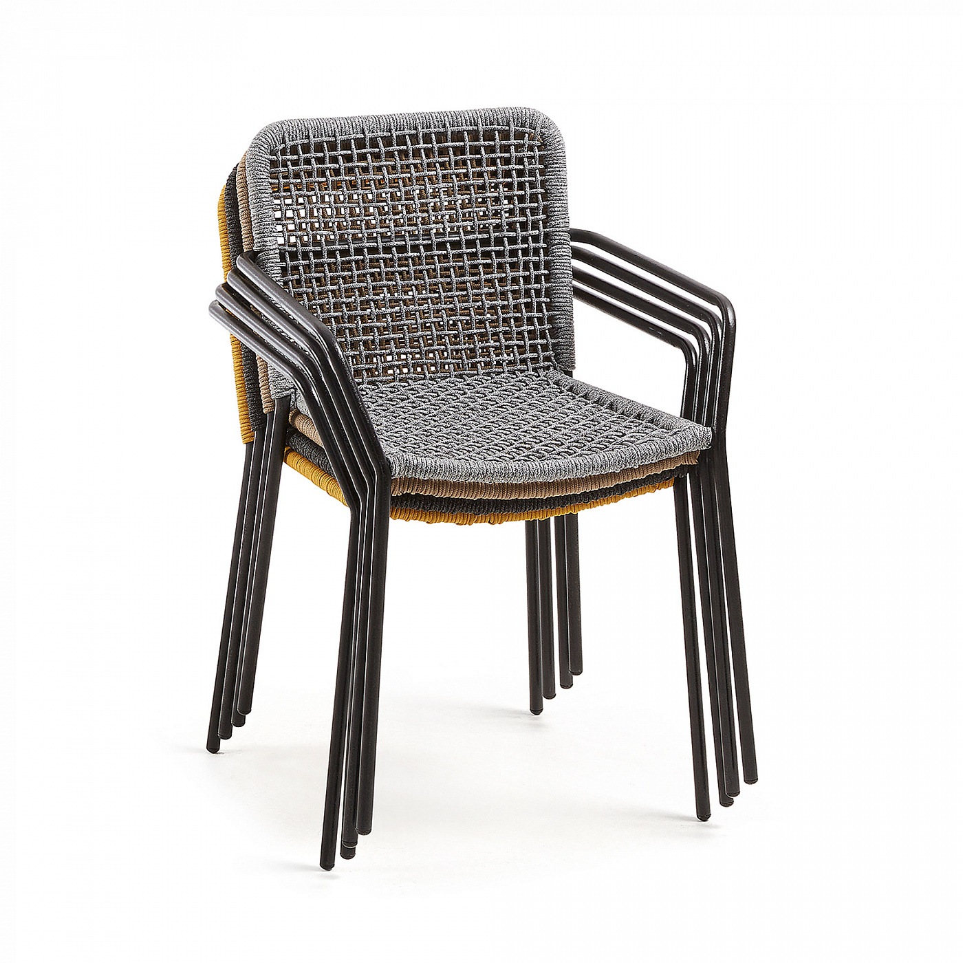 067651 Кресло Boomer серое La Forma Ellen - Вид №4