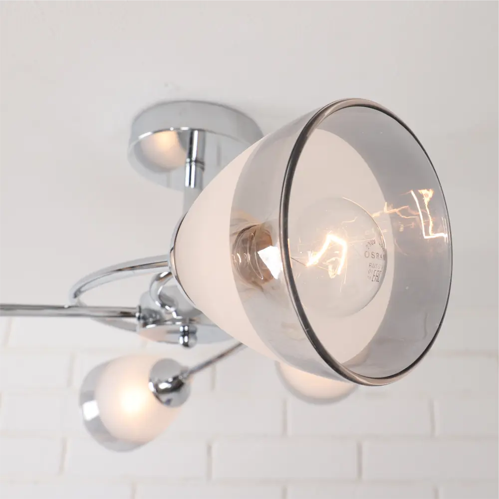 Люстра потолочная «Costa» 24000-4 4 лампы 12 м² цвет серебристый SCHAFFNER STLM-2120557 - Вид №13