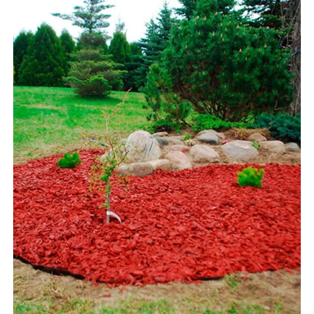 Santreyd Декоративная щепа красная 50 л для ландшафтного дизайна 87655105 STLM-1437535 - Вид №3