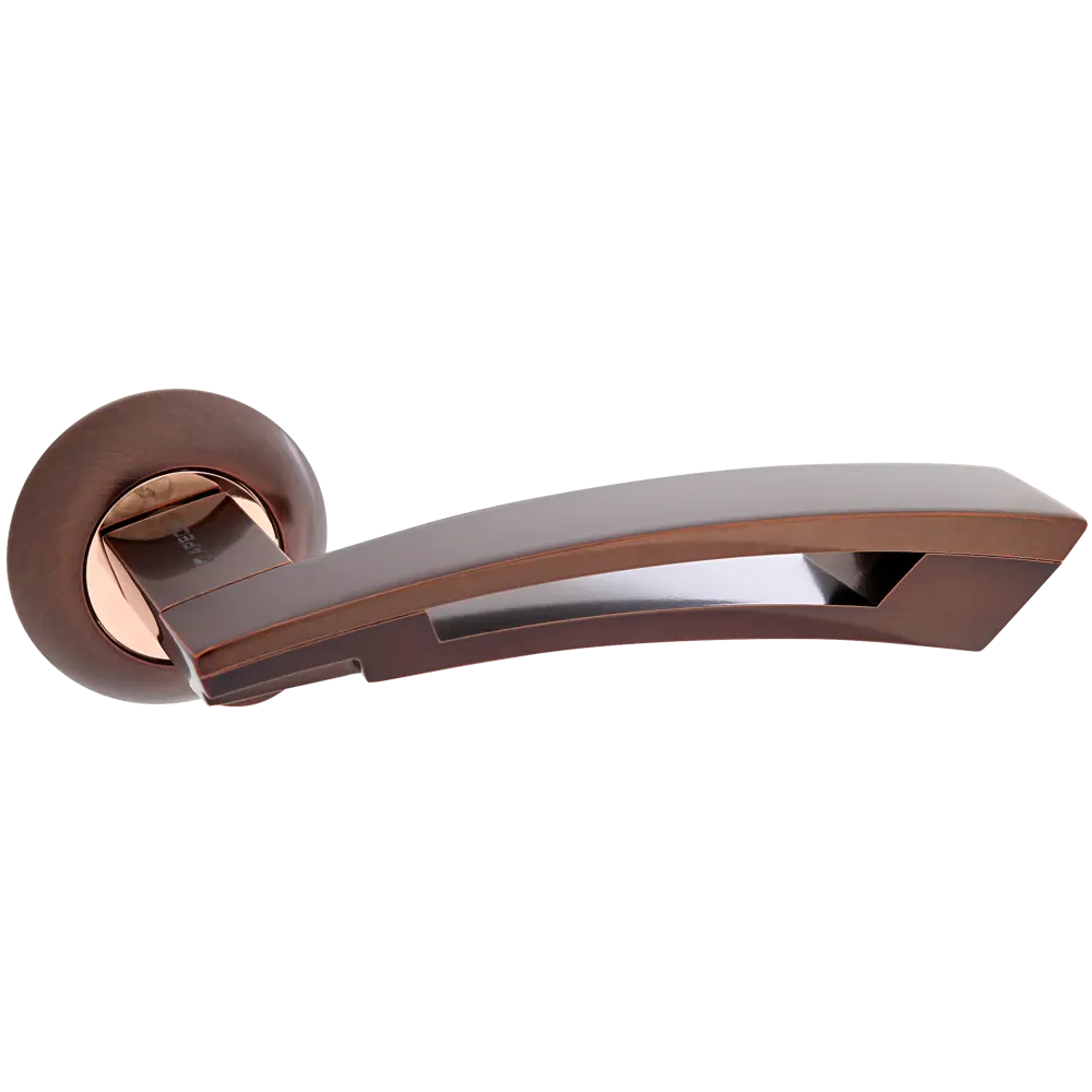Ручка дверная на розетке Apecs «Premier» H-0592-Z-DC, алюминий, цвет тёмная медь STLM-2106292