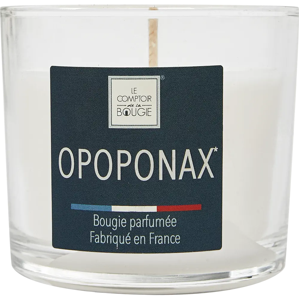 Свеча ароматизированная в стакане Опопонакса белая 6.5 см Atmosphera STLM-2133838 - Вид №3