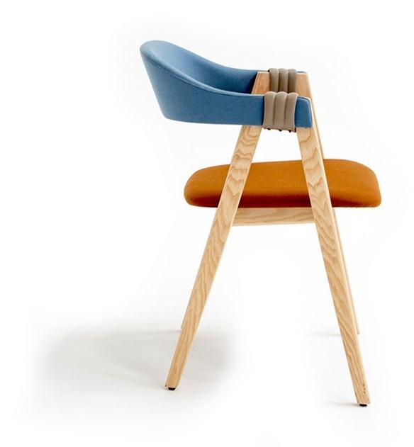 Moroso Штабелируемый деревянный стул с подлокотниками Mathilda sun-id-1407214 - Вид №5