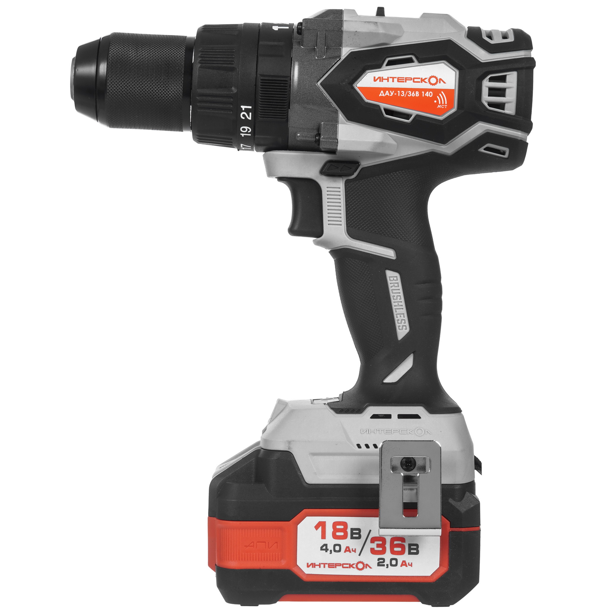 Дрель-шуруповерт Интерскол ДАУ-13/36В 140 9150383 STDN-0109772