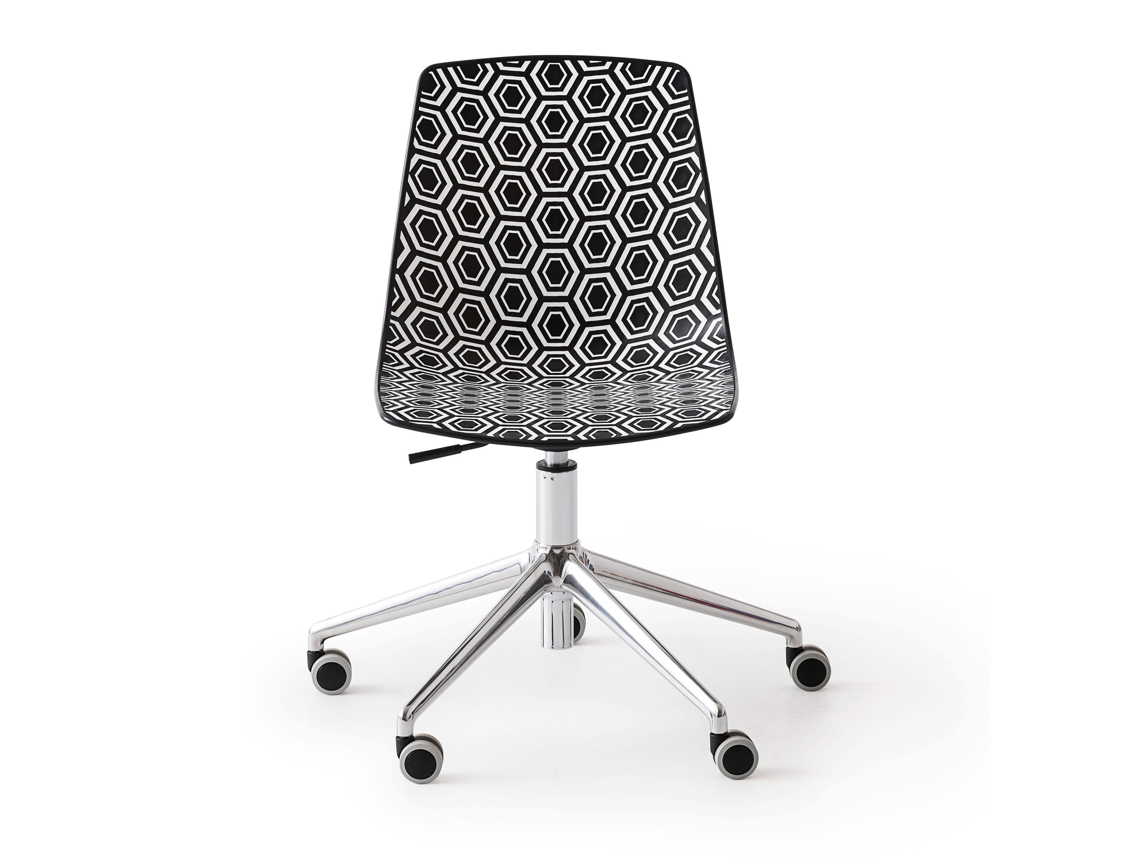 Поворотный стул из инженерного пластика с регулируемой высотой и 5 спицами GABER Альгамбра ARCH-00082042 - Вид №1