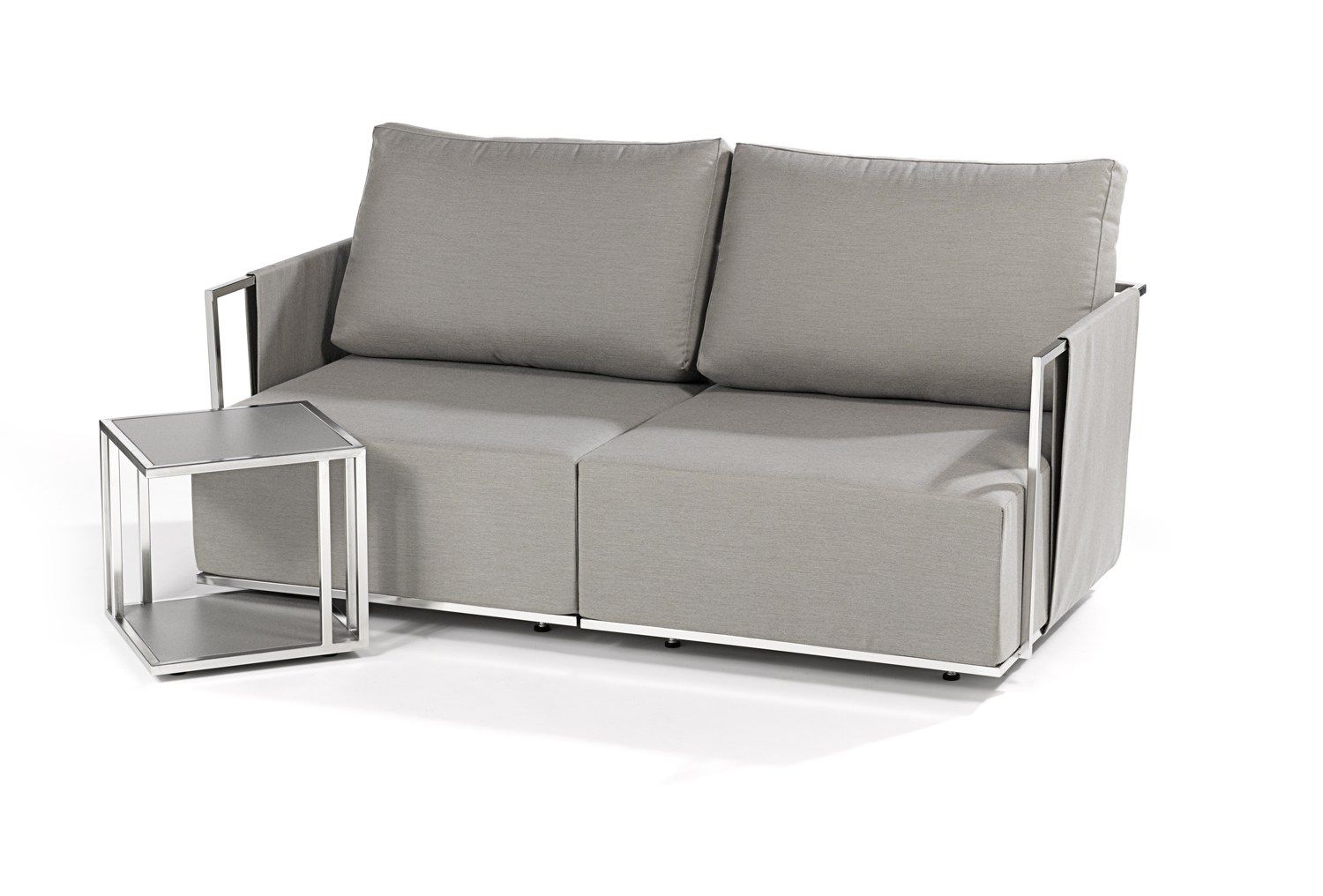 Низкий квадратный журнальный столик с журнальной стойкой FISCHER MÖBEL Люкс ARCH-00153376 - Вид №3