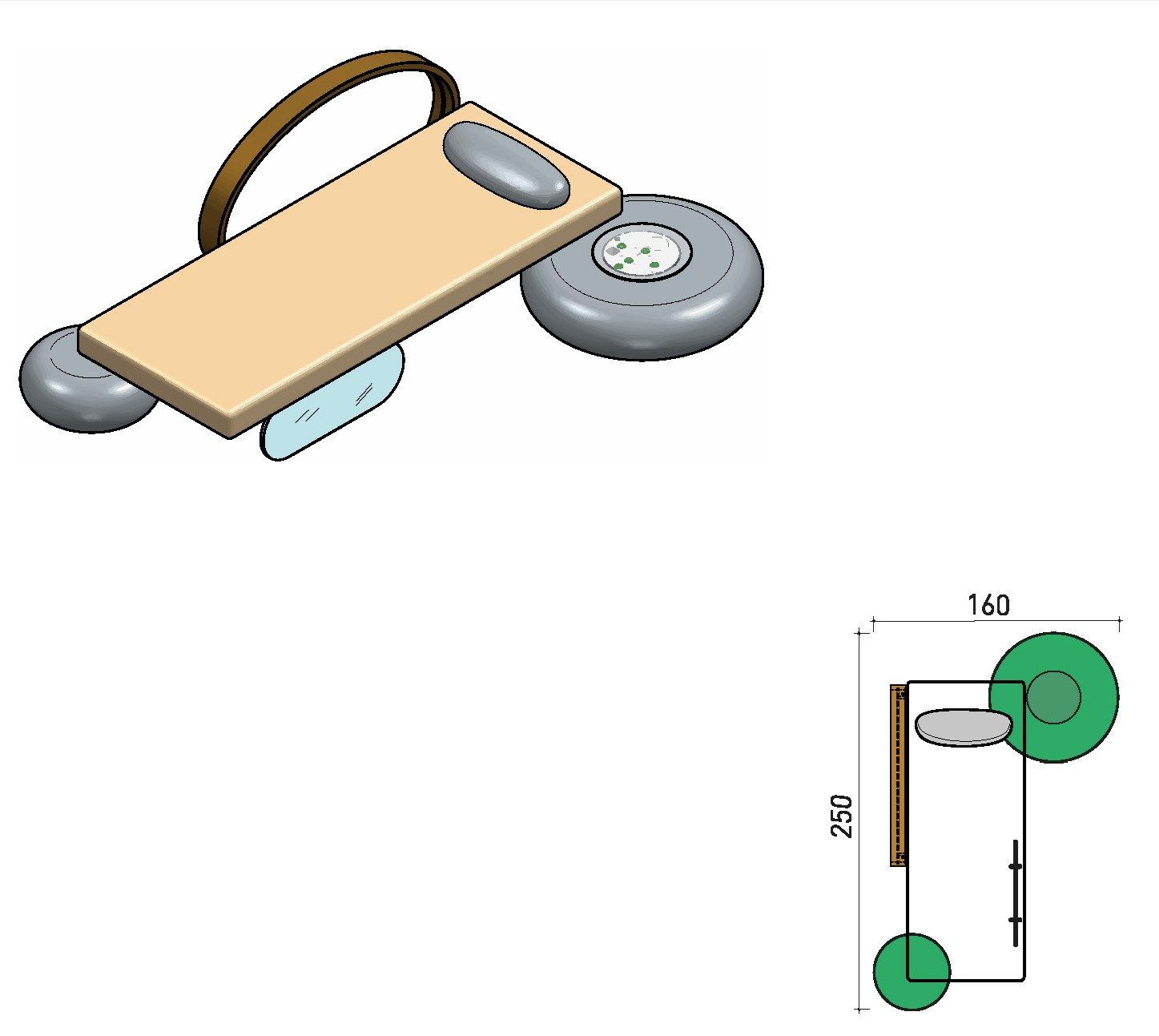 Фиксированная тканевая кровать с хромотерапией Varaschin WELLNESS THERAPY ARCH-00063555 - Вид №21