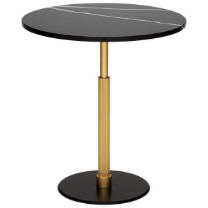 Круглый стол со стальным основанием