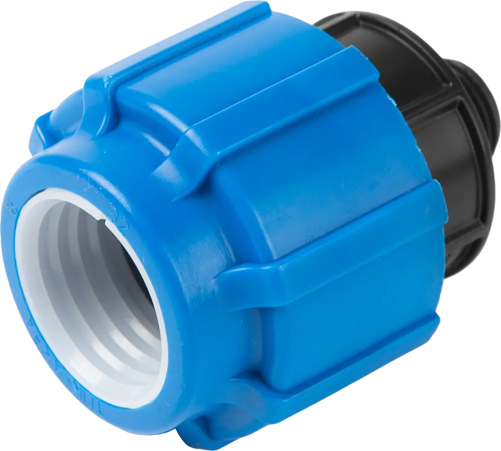 Муфта комбинированная Политэк 32x1/2" для соединения стальных и ПНД труб 82382562