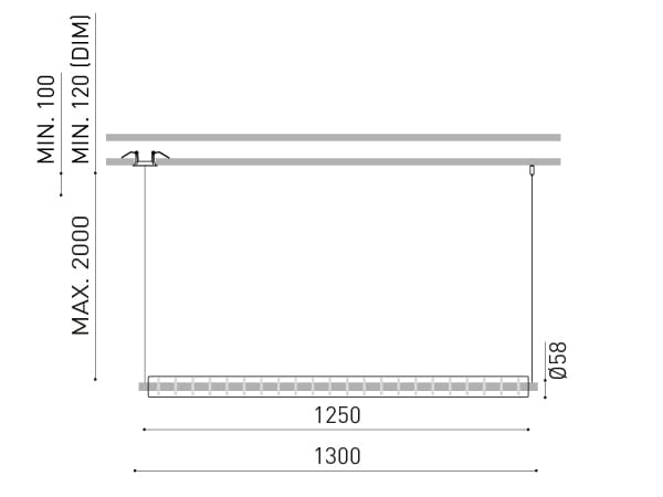Алюминиевый и стеклянный подвесной светильник Arkoslight Loop ARCH-00090027 - Вид №11