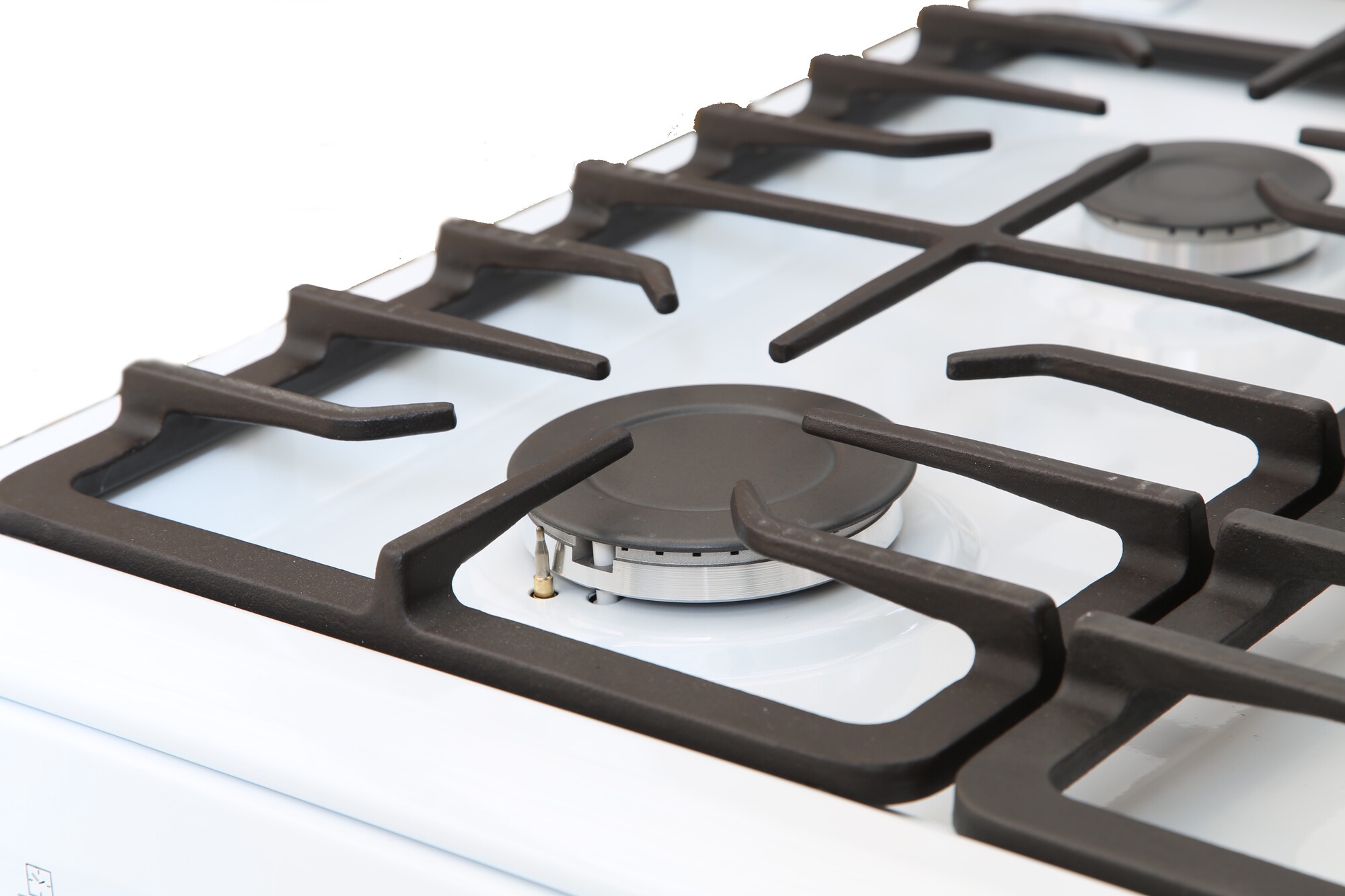 9233631 Комбинированная плита RENOVA SG6E-CDW белый STDN-0131259 - Вид №2