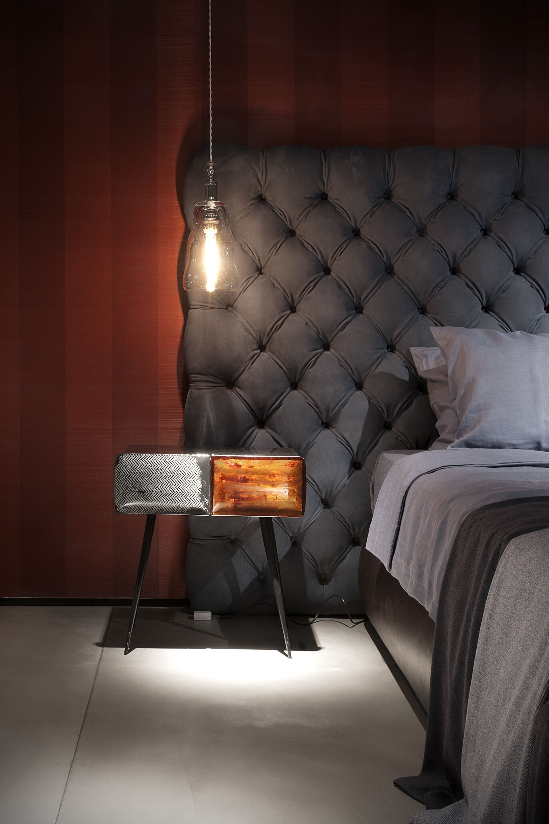 Двуспальная кровать с мягкой спинкой Baxter HEAVEN ARCH-00100755 - Вид №3