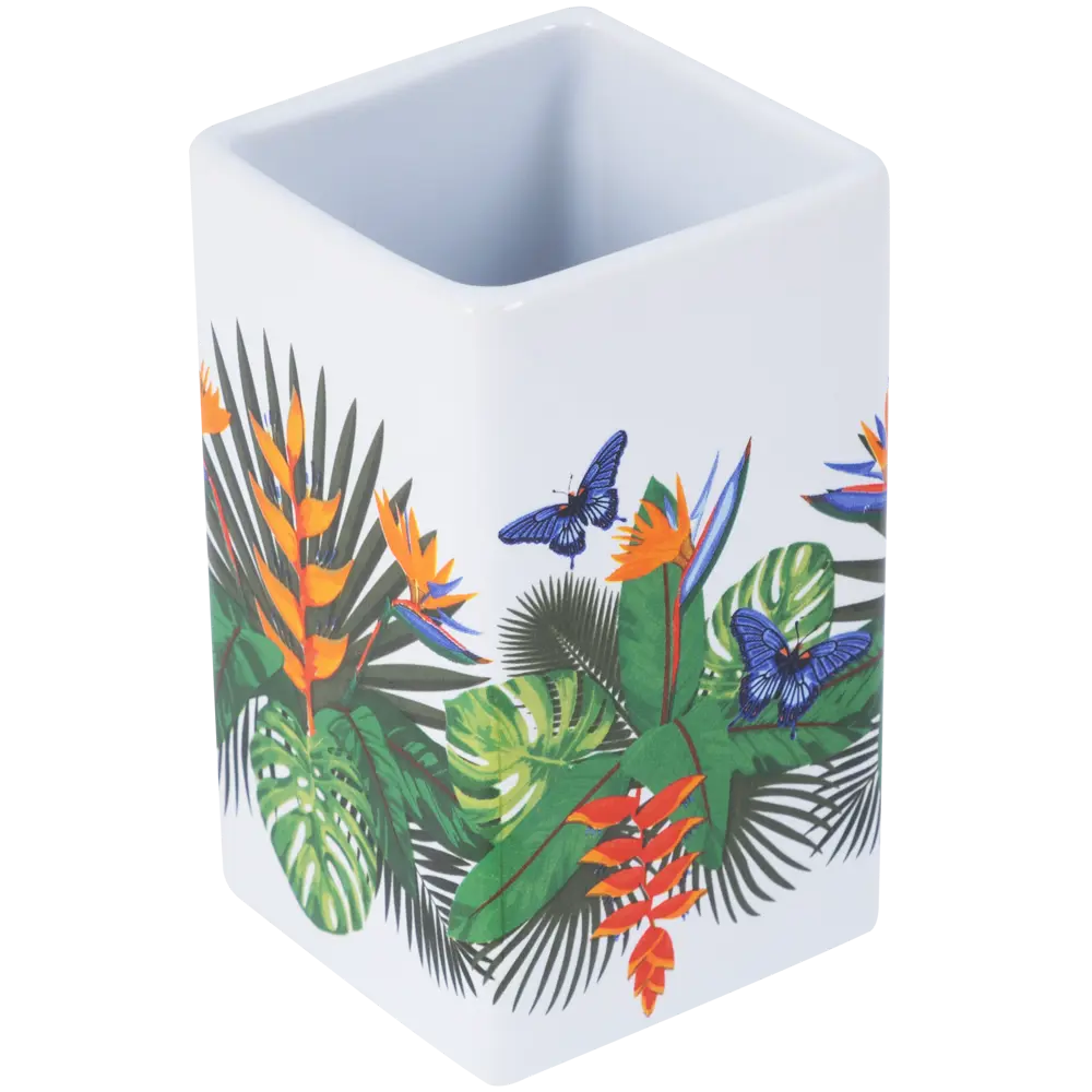 Стакан для зубных щёток «Tropics», керамика SWENSA STLM-2145011