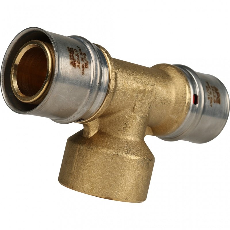 Тройник переходной STOUT ВР 32х1"х32 под пресс SFP0007000132 - Вид №2