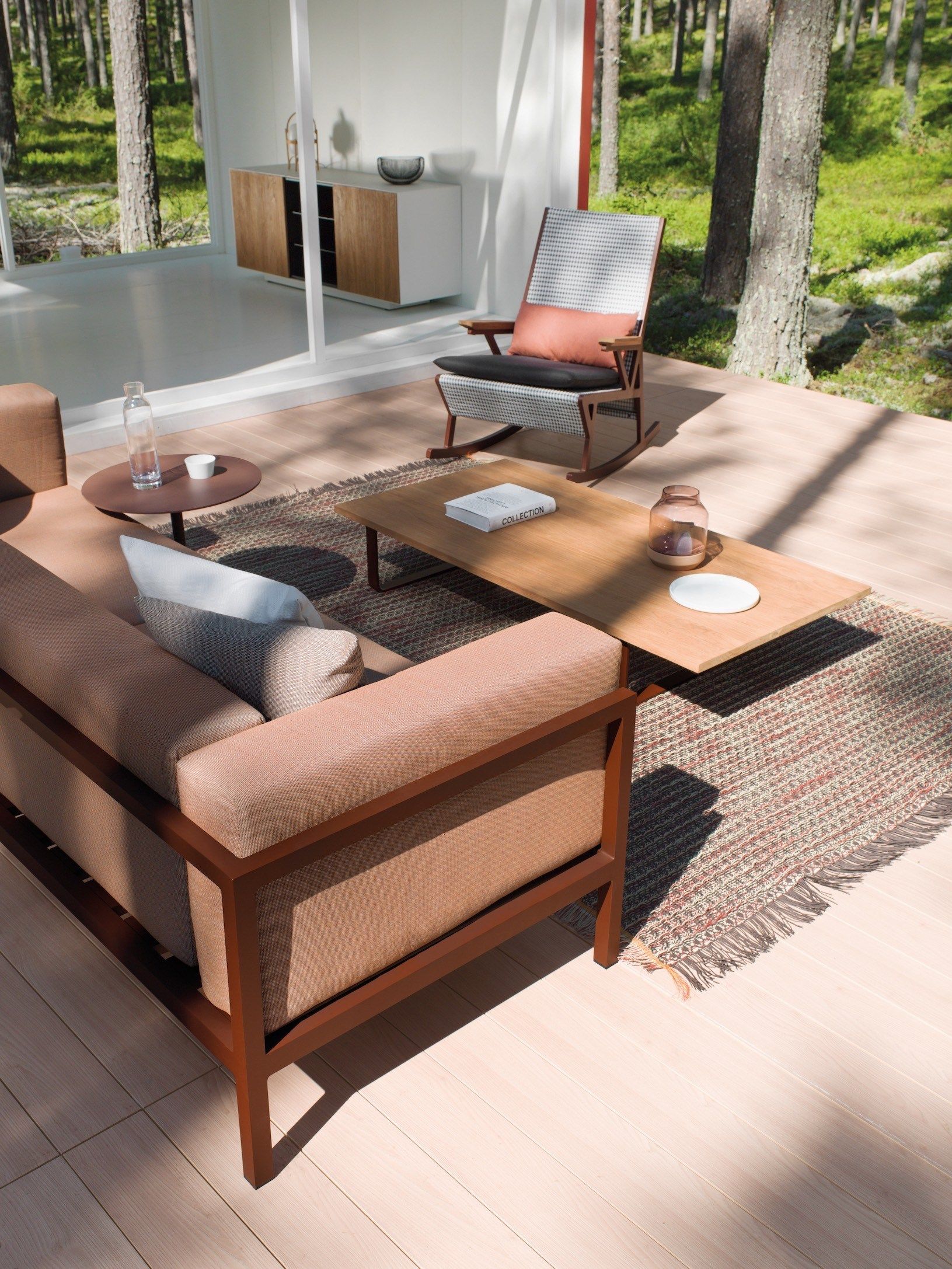 Тканевый модульный садовый диван Kettal пейзаж ARCH-00113182 - Вид №8