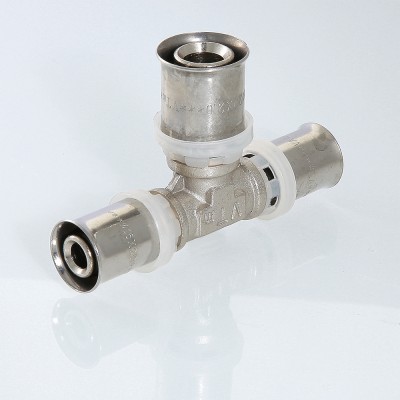 VTm.231.N.261620 Пресс-фитинг – тройник Valtec 26 х 16 х 20 мм  - Вид №7