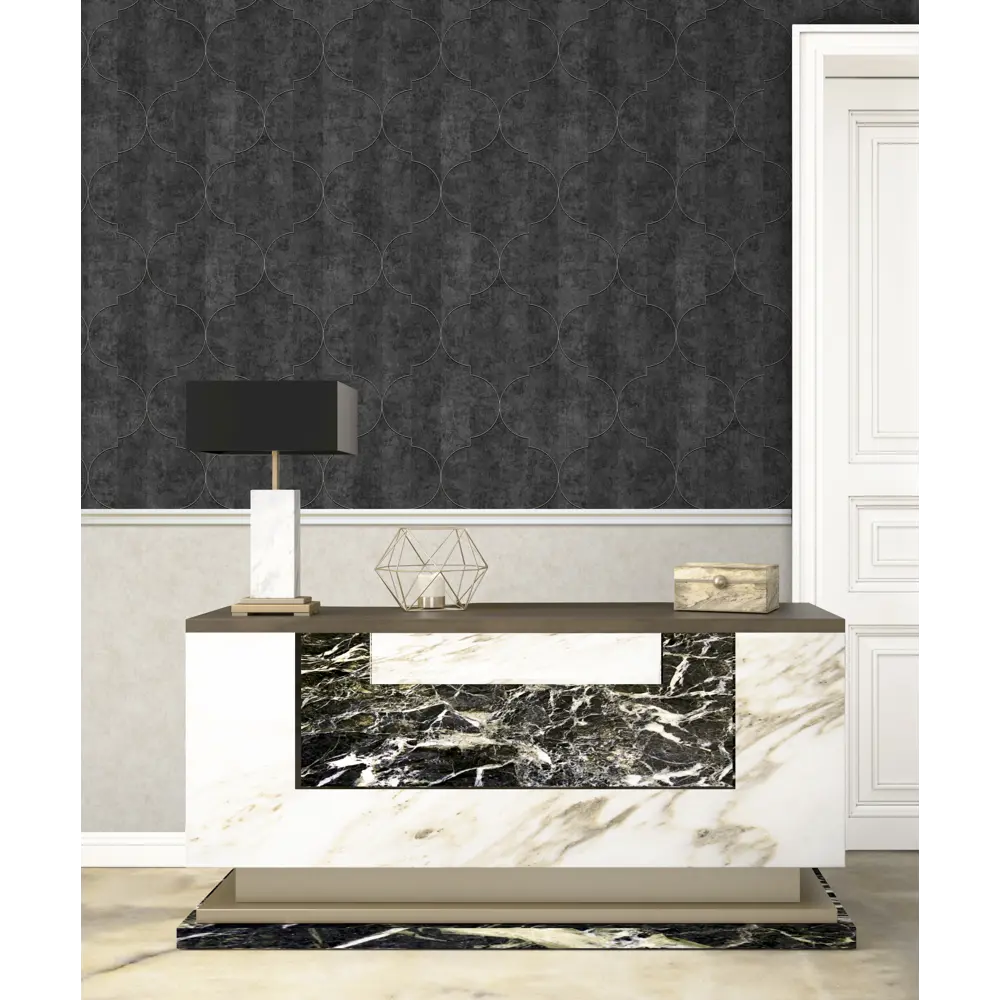 Обои флизелиновые Erismann Bogema темно-серые 1.06 м ЭР60614-06 88643122 STLM-2190608 - Вид №4