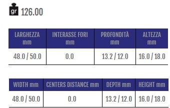 Cosma Встраиваемая ручка для мебели из замака  12596  - Вид №1
