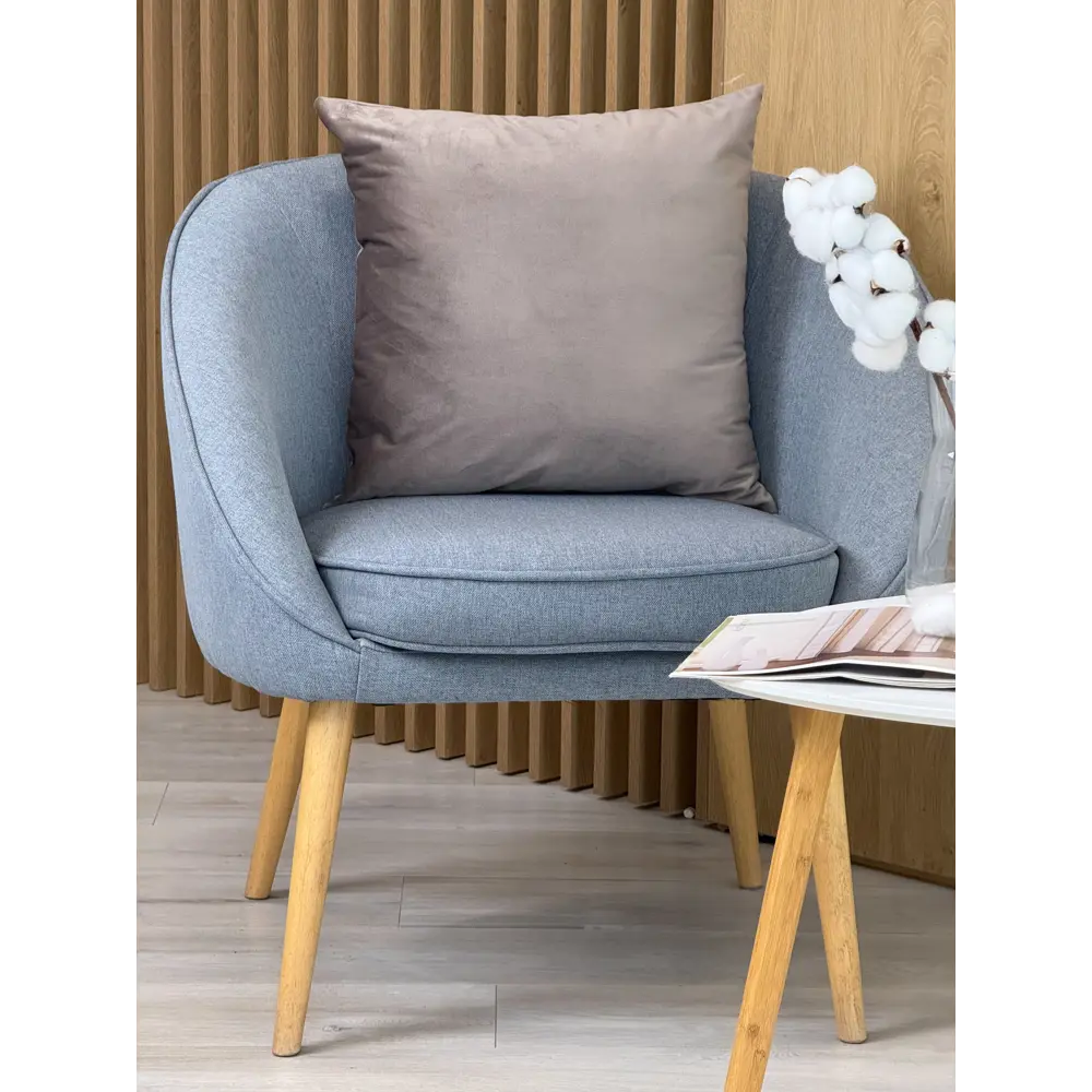 Подушка декоративная Linen Way Tony 45x45 см бархат цвет капучино STLM-2102004 - Вид №3