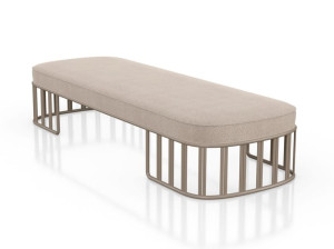 Тканевая садовая скамейка