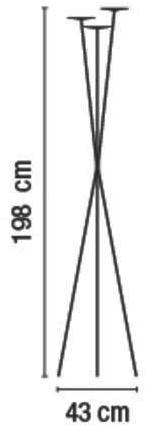 Vibia Торшер из метакрилата Skan sun-id-1400517 - Вид №4