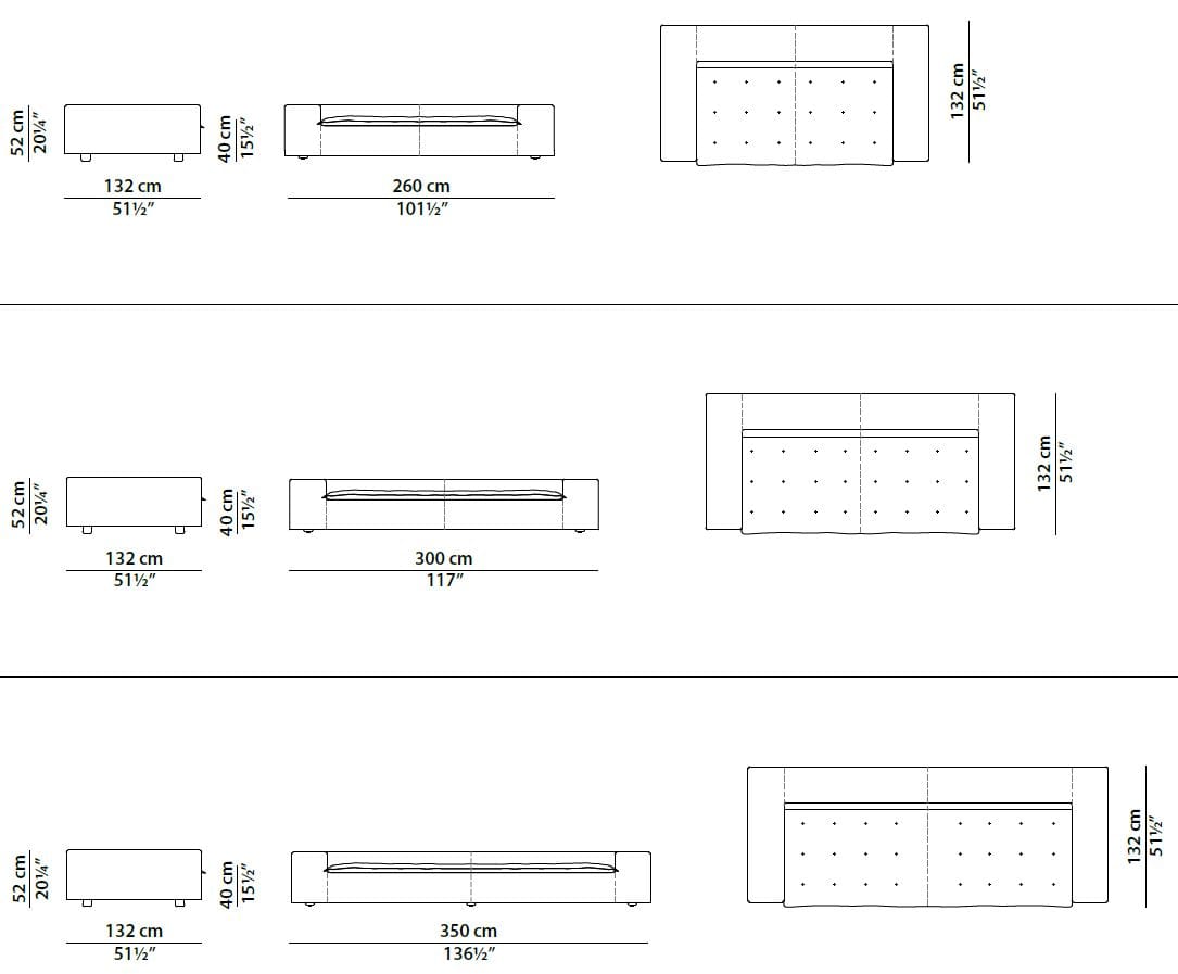 Кожаный диван Baxter MIAMI BEACH ARCH-00064319 - Вид №10