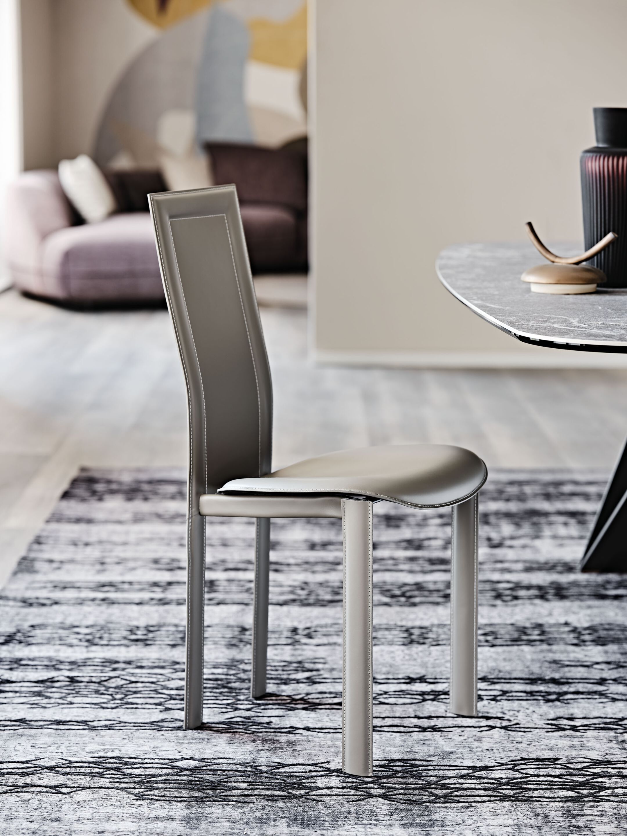 Кожаный стул Cattelan italia LARA ARCH-00073693 - Вид №4