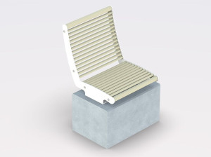 Одноместное сиденье со спинкой