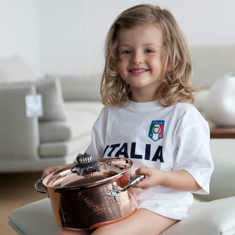 Кастрюля Opus Cupra OCA2012X, с крышкой, медь/нержавеющая сталь, Ø20 см, 3,5 л Ruffoni CG20RUFFONI - Вид №1