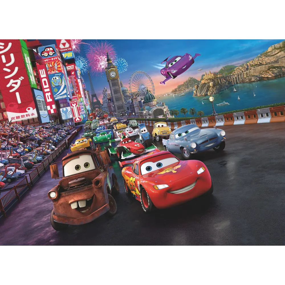 Фотопанно бумажное «Cars Race», 184х254 см Komar Disney/Marvel/Star Wars STLM-2037327