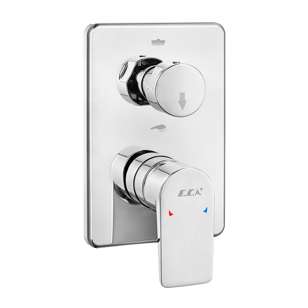 102167212-kde  Dalia Скрытая группа смесителей для ванны и душа, монтируемая на поверхность - 2 способа Eca  - Вид №1