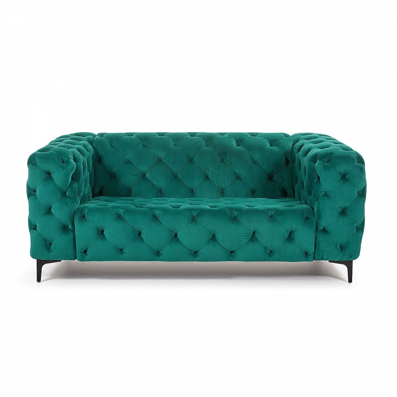 Диван Maisha двухместный зеленый от La Forma LA FORMA ДИЗАЙНЕРСКИЕ 288917 Зеленый  - Вид №1