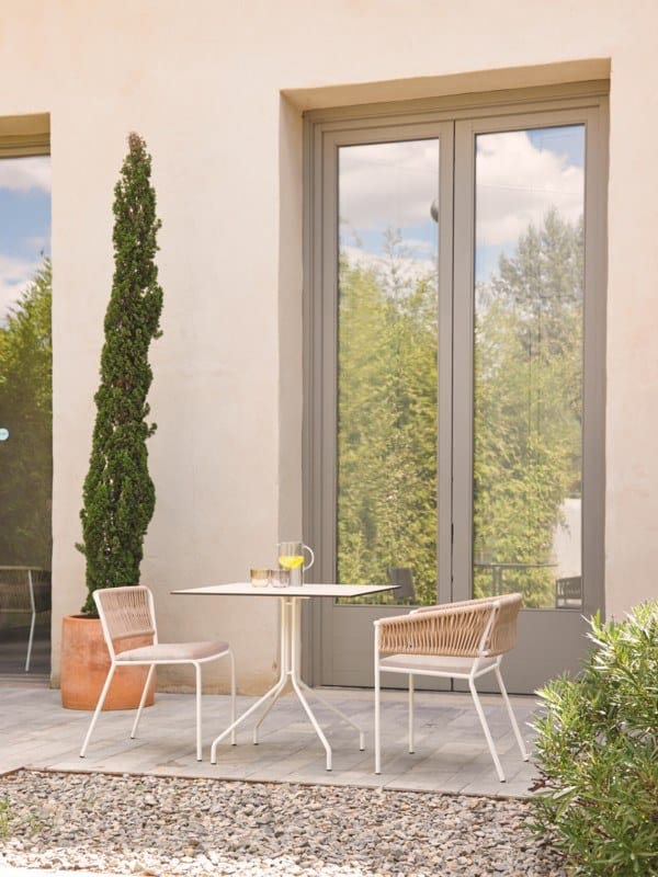 Штабелируемый садовый стул со встроенной подушкой POINT Weave ARCH-00016805 - Вид №1