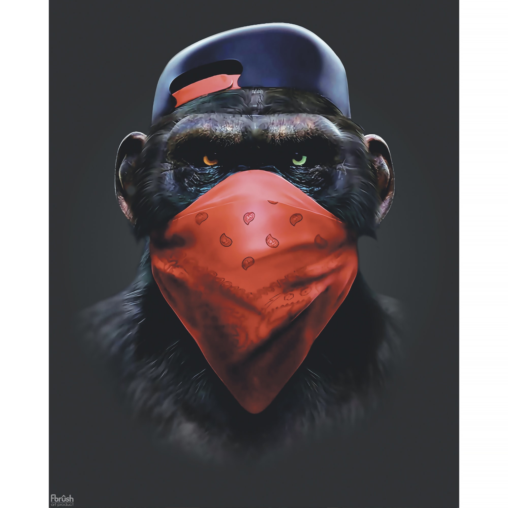 Картина FBRUSH "Хулиган" - яркий акцент для современного интерьера 40×50 см 82887136 STLM-0037521