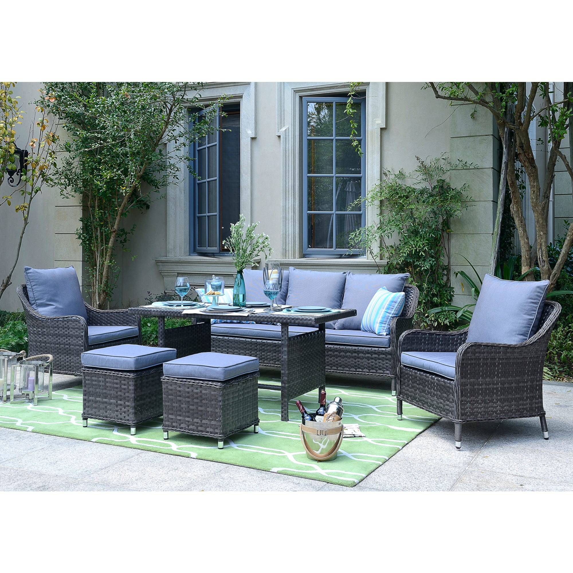 89129611 Набор садовой мебели для отдыха Emiliano Collection Cezar бежевый Santreyd  - Вид №6