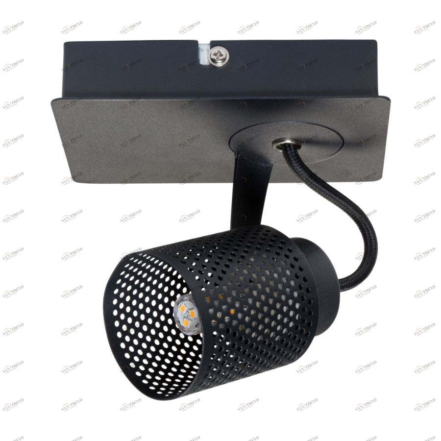 Светильник Спот Sandy-1 черный White Label Living 5500618