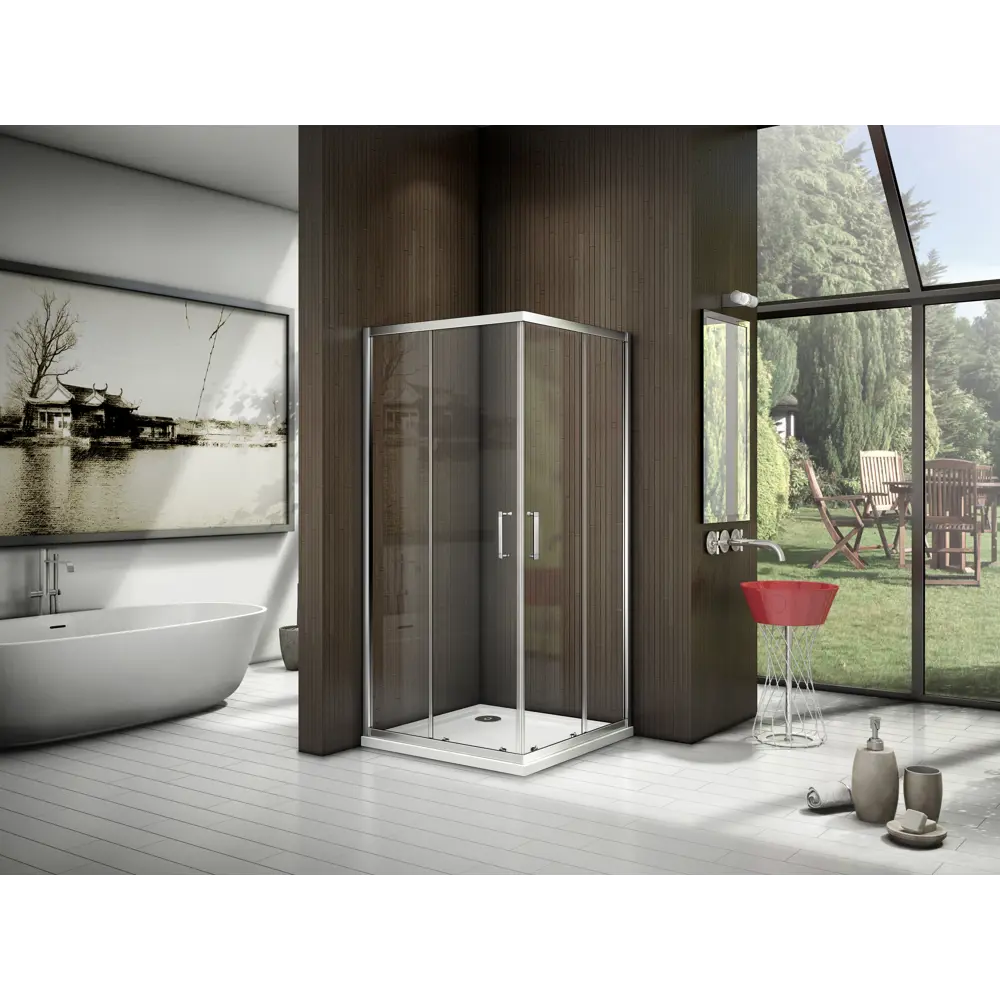 Santreyd Makiato - Угловое душевое ограждение с раздвижными дверями 84540499 STLM-0051696 - Вид №6