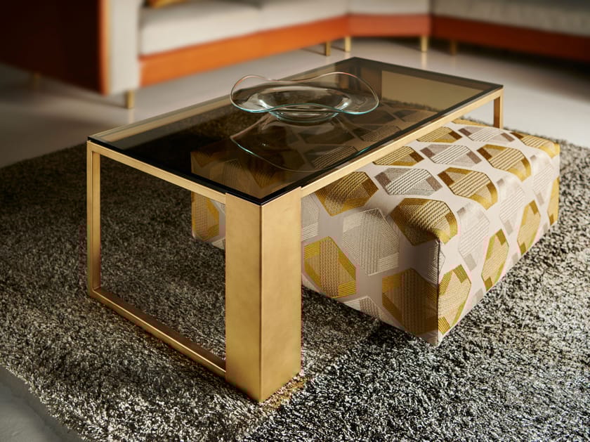 Прямоугольный стеклянный журнальный столик Former In Italia Horik ARCH-00148984