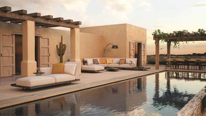 Royal Botania Садовый гарнитур из ткани Mozaix lounge sun-id-1459308 - Вид №10