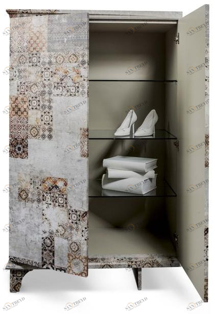MOMENTI Комод из стеклопластика с распашными дверцами Crazy home furniture - maiolica collection sun-id-1380260