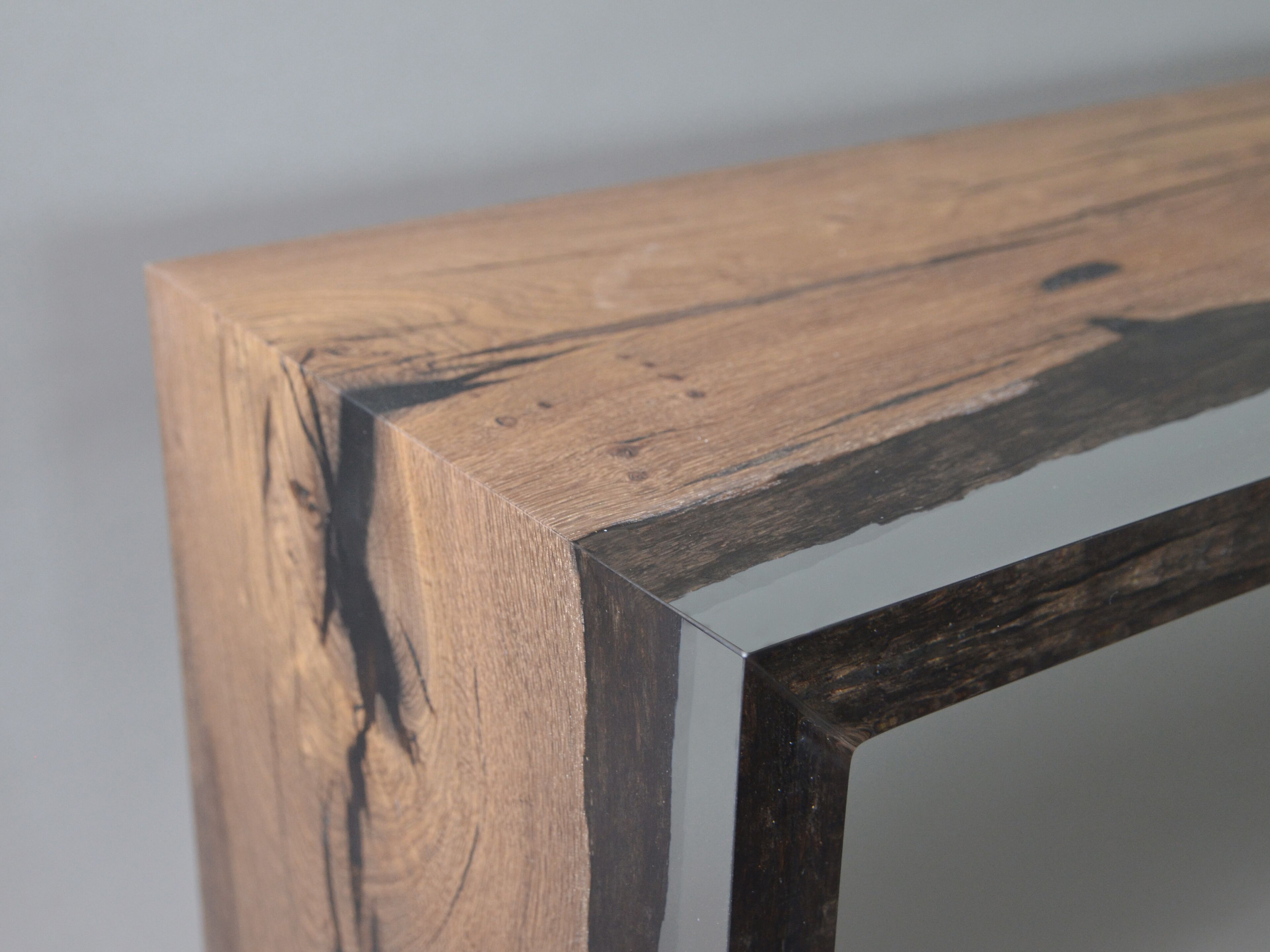 Скамейка из дуба и смолы alcarol водно-болотные угодья ARCH-00122088 - Вид №6