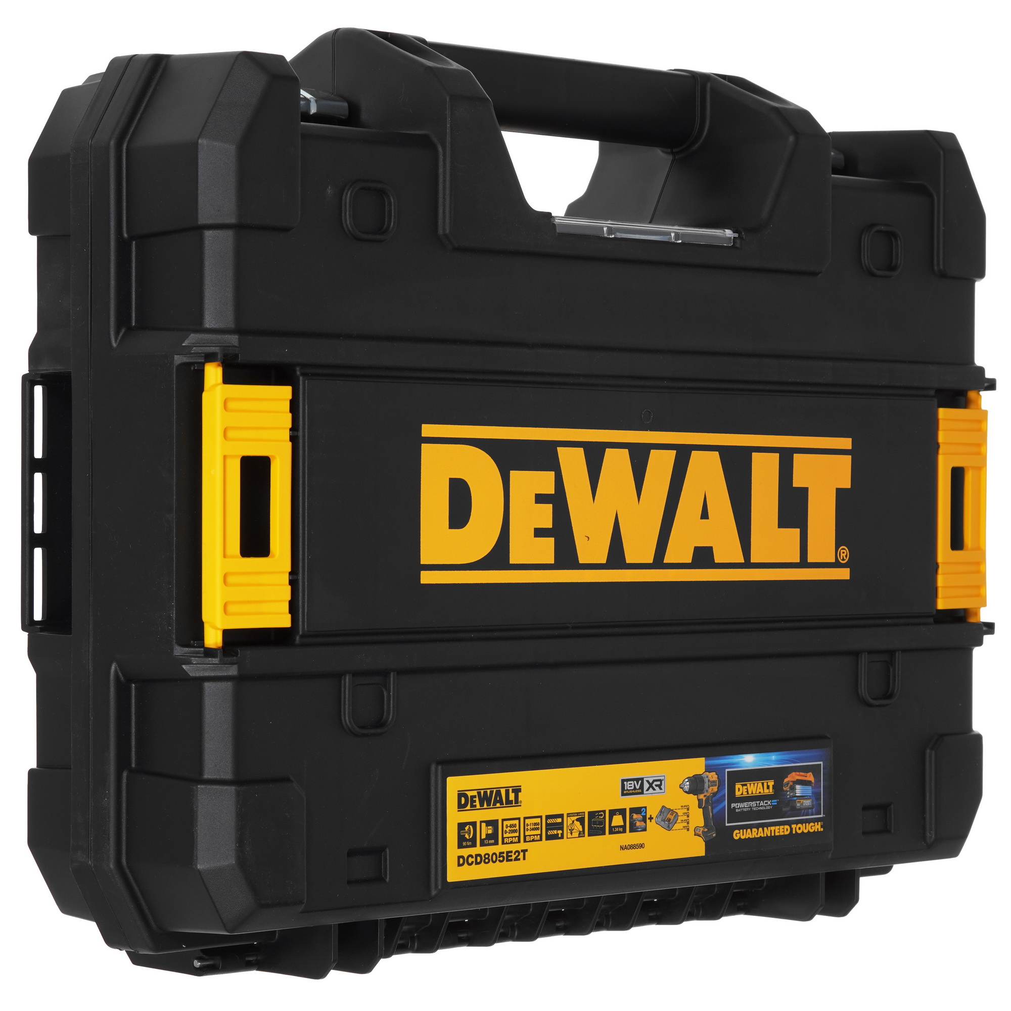 Дрель-шуруповерт DeWalt DCD805E2T-QW XR FLEXVOLТ 18/54V 9963409 STDN-0030727 - Вид №10